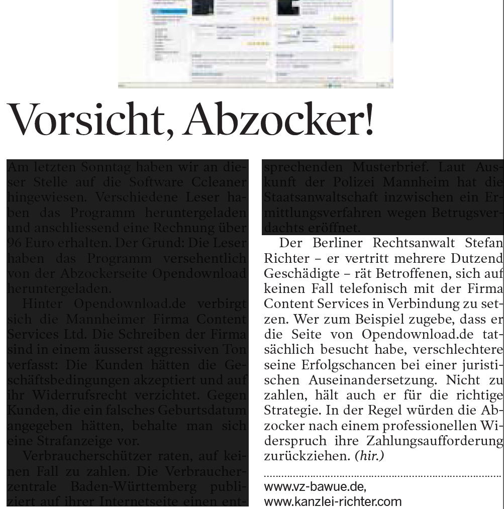 Artikel in der NZZ am Sonntag vom 14.12.2008 Artikel in der NZZ am Sonntag vom 14.12.2008